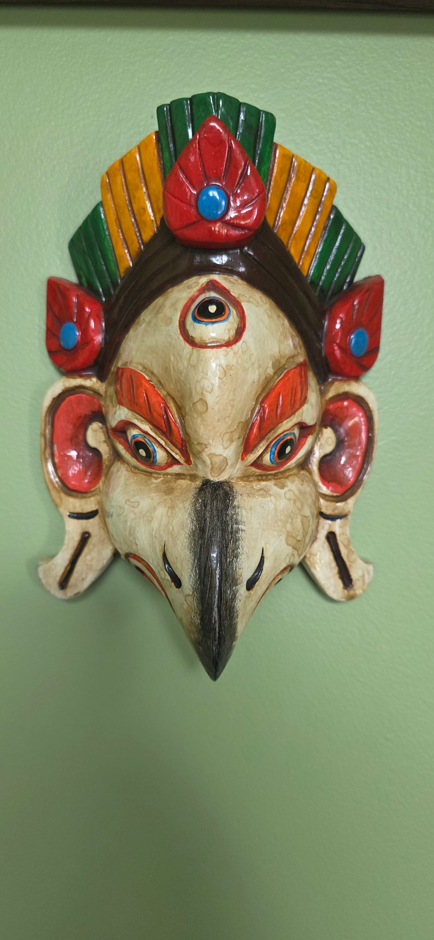 Hand Crafted Wooden Garuda