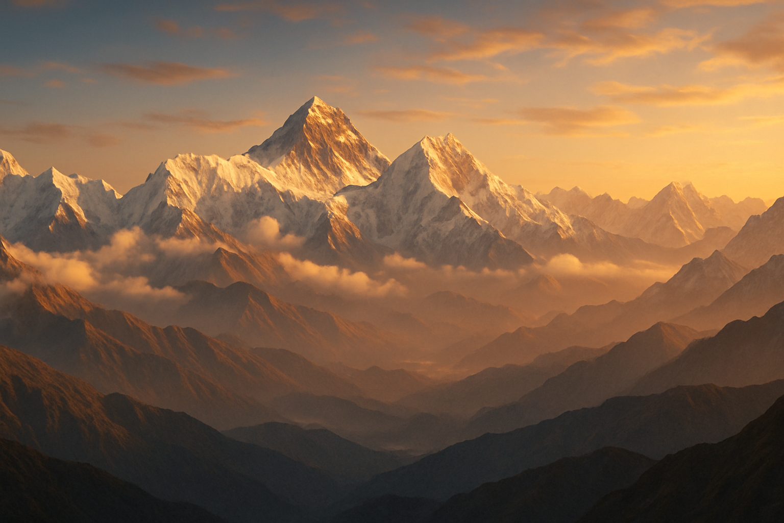 Nepal Mountain Range