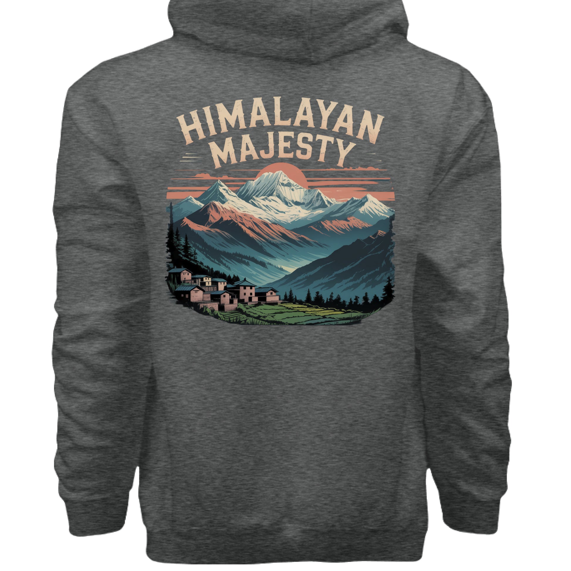 CHARCOAL HEATHER - BACK